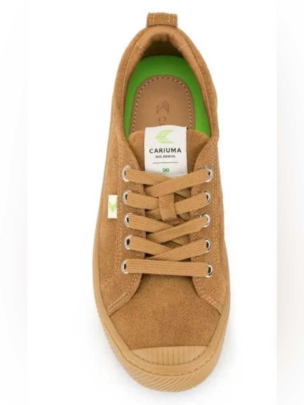 Cariuma Women’s Suede Sneaker in Tan Size 9